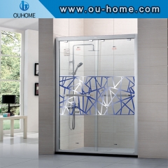 PET Tempered Glass Shower Room Shower Cabin With Explosion-proof Film