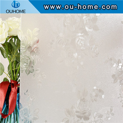 H5806 3D embossed privacy static cling film