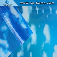 BT872 Self adhesive stained glass window PVC window film
