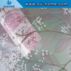 BT879 Frosted window privacy film self-adhesive PVC decorative film for glass