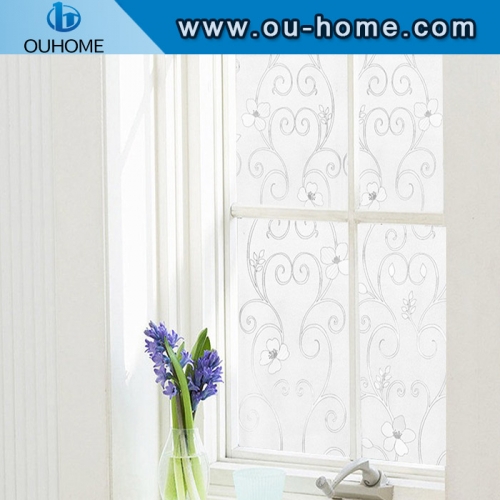 H9706 Easy to disassemble decorative partition static glass window film