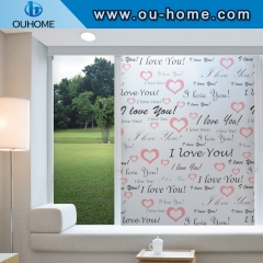 9101 LOVE stained frosted insulating film