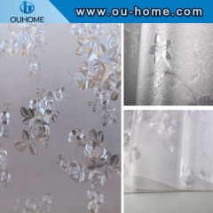 H5806 3D static emboss privacy cling window film